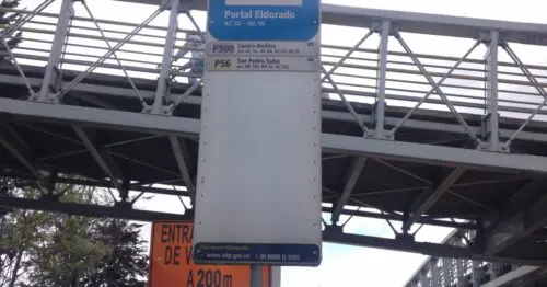 PARADERO SITP PORTAL EL DORADO  125A06